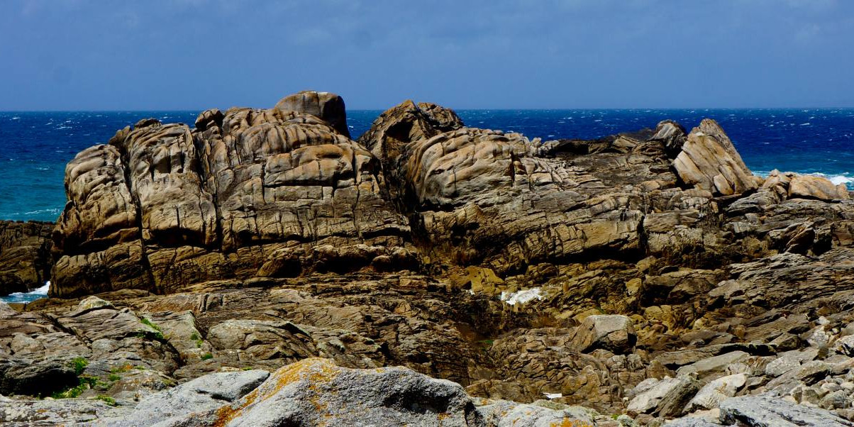 Karte der Bretagne