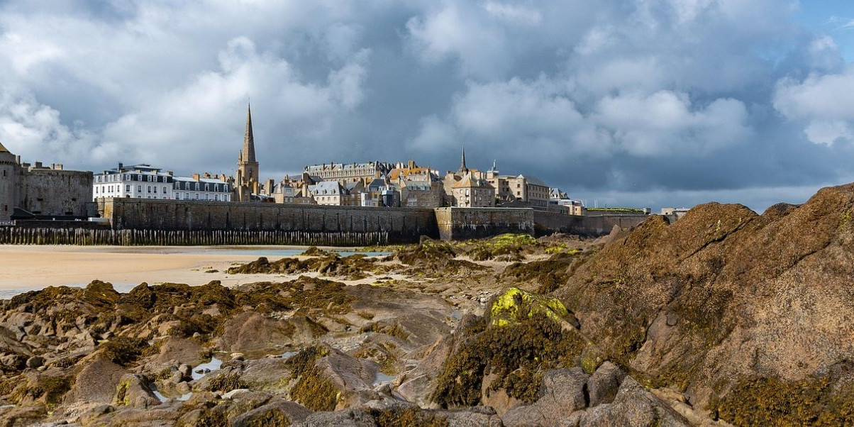 La marée à Saint-Malo