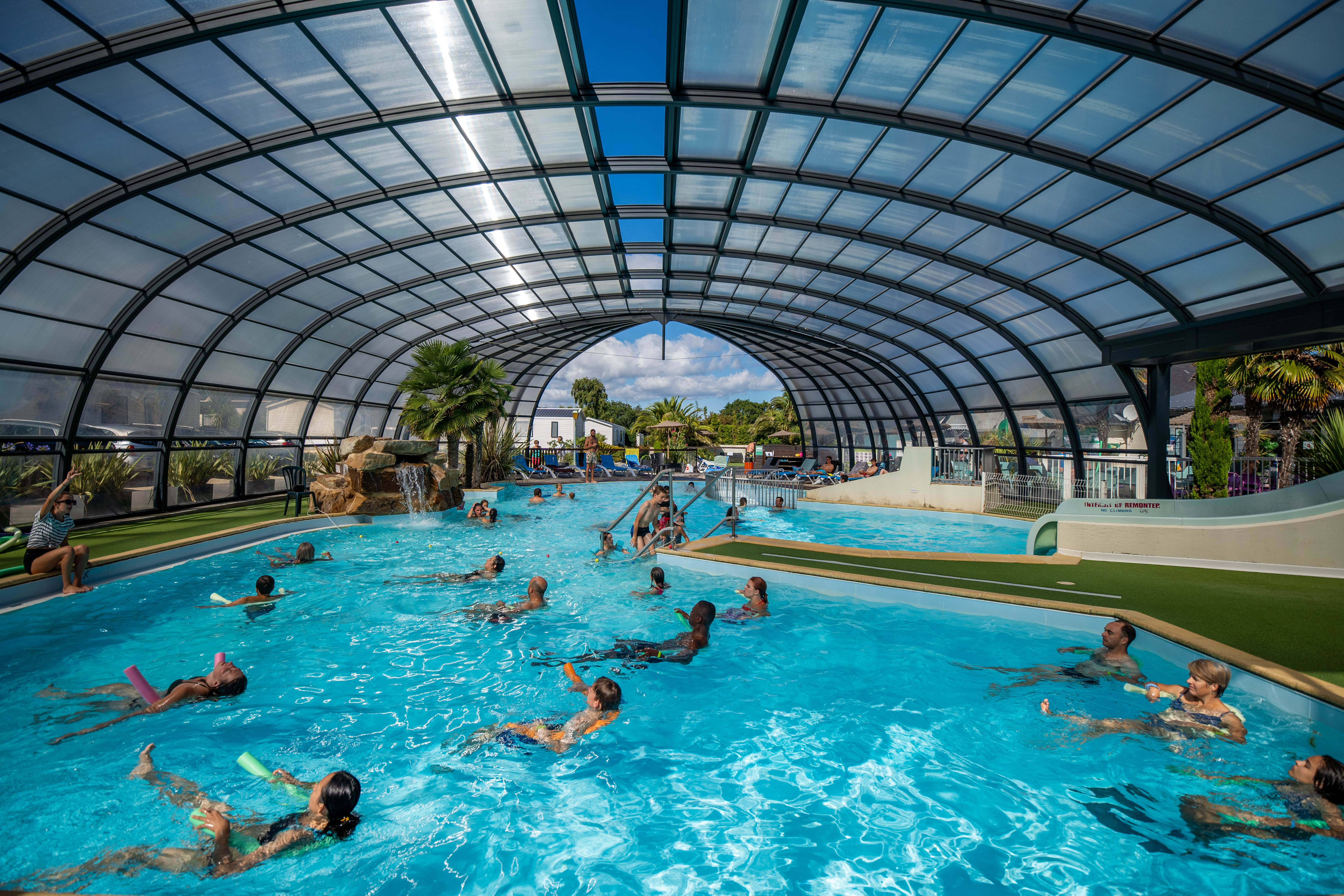 Camping Émeraude Animation Aquagym Bretagne