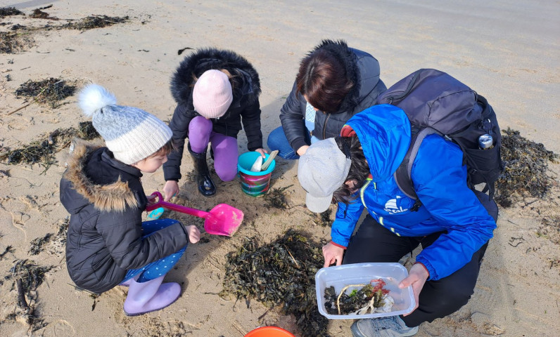 Camping met strandvissen Bretagne