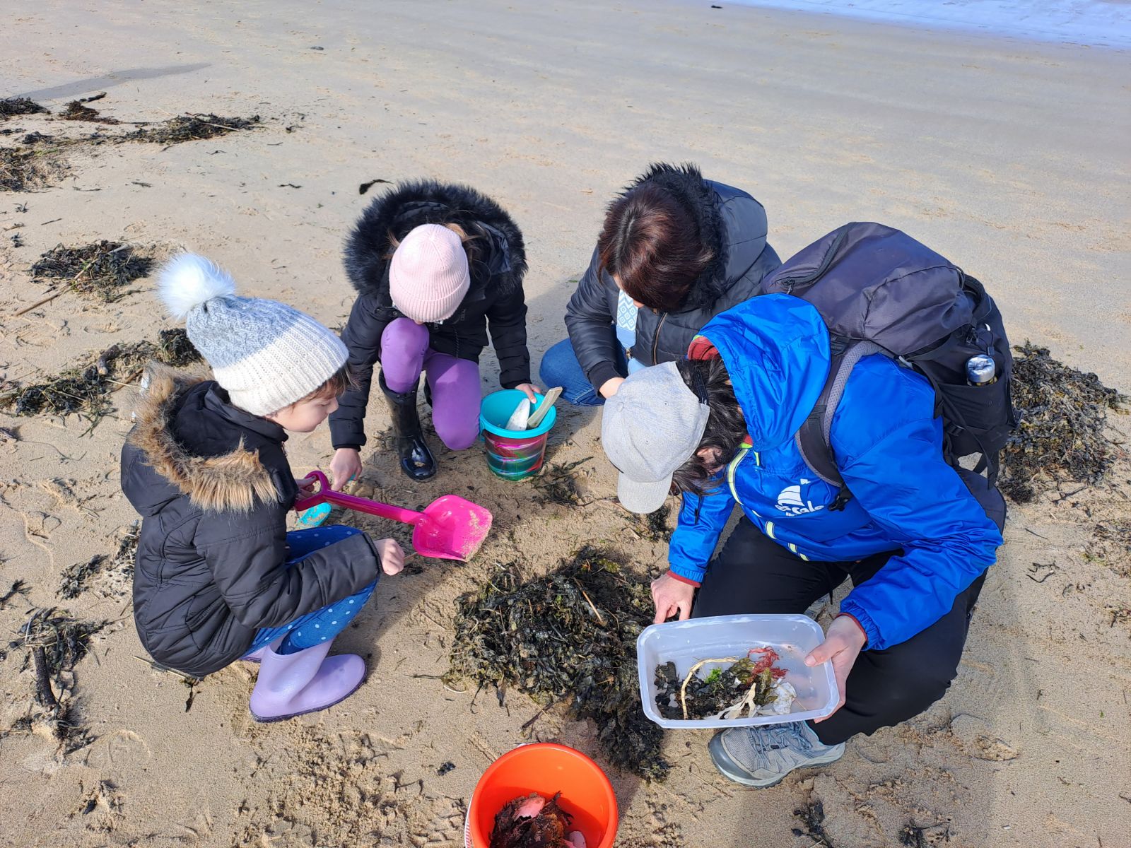 Camping met strandvissen Bretagne