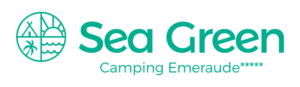 logo camping emeraude sea green