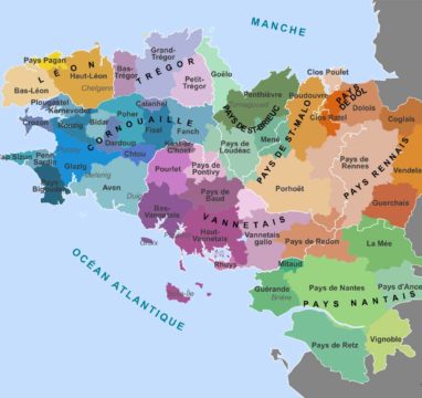 carte de la Bretagne